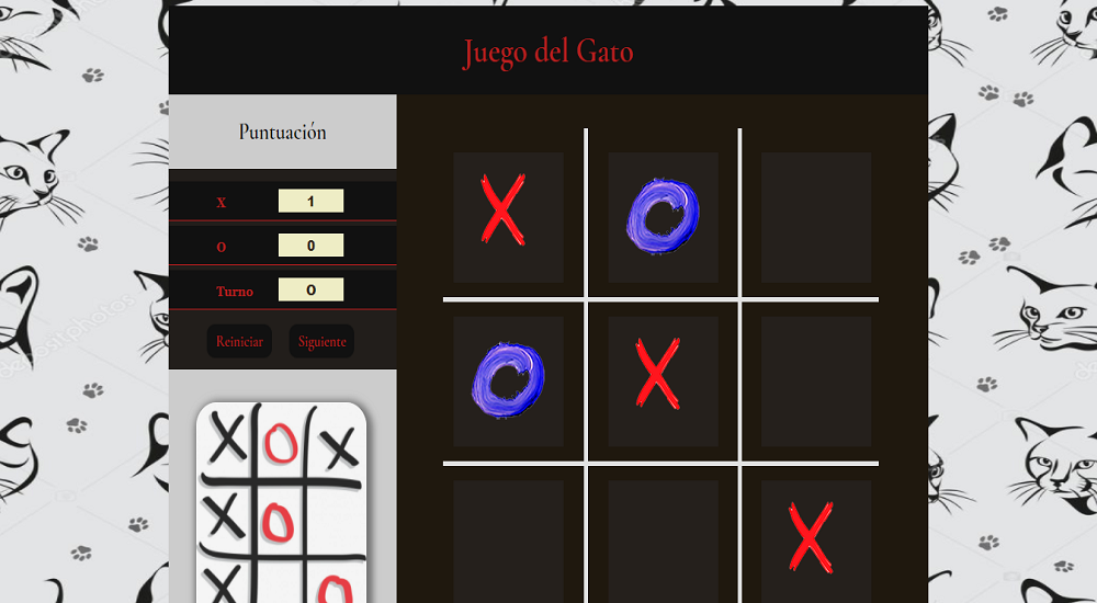 Fotografía del proyecto: Juego de Gato